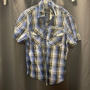 Affliction mens button down